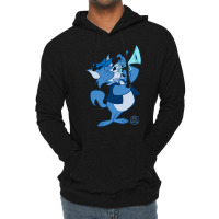 Jazz Cat Playing Trumpet Lightweight Hoodie | Artistshot