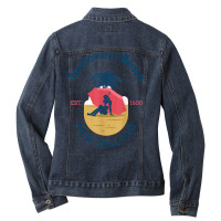 Tawharanui Beach Auckland New Zealand T Shirt Ladies Denim Jacket | Artistshot