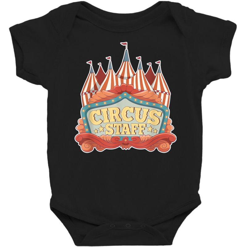 Circus Staff Festival Clown Ringmaster Strongman Carnival T Shirt Baby Bodysuit by cm-arts | Artistshot