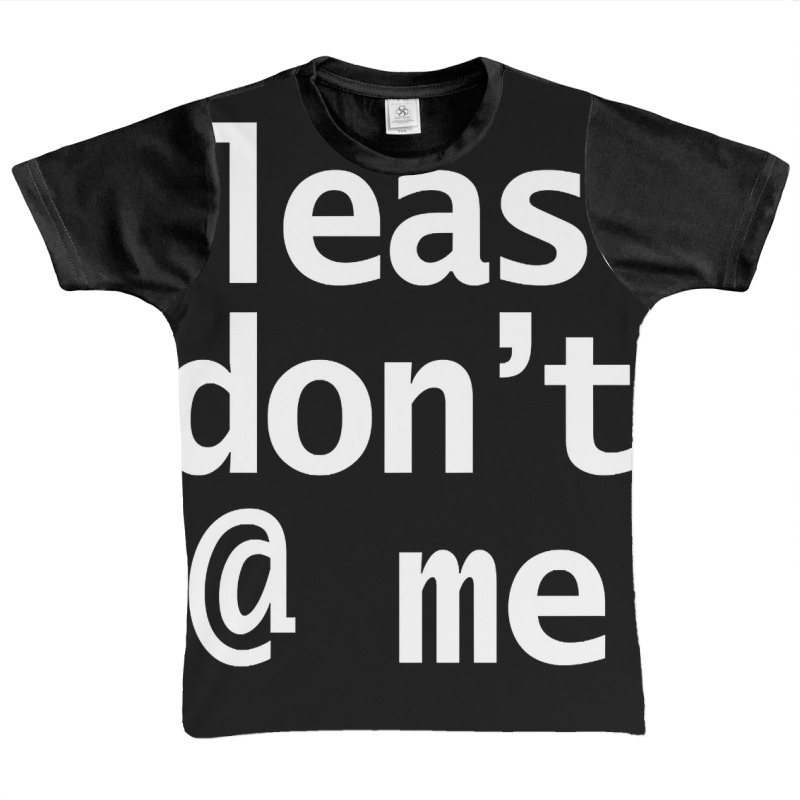 Please Dont At Me In White Text Minimal Graphic Youth T-shirt by kentuckykonpha9 | Artistshot