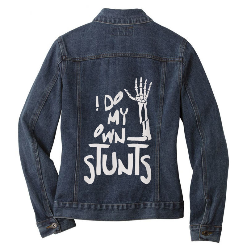 Broken Arm Hand Wrist Elbow Injury Get Well Soon Gift Ladies Denim Jacket by WillettaIngber | Artistshot