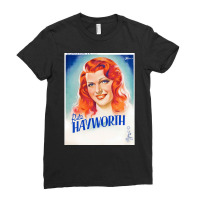 Vintage Rita Hayworth Film Poster Ladies Fitted T-shirt | Artistshot