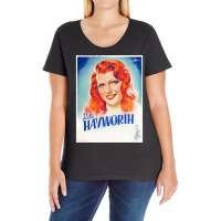 Vintage Rita Hayworth Film Poster Ladies Curvy T-shirt | Artistshot