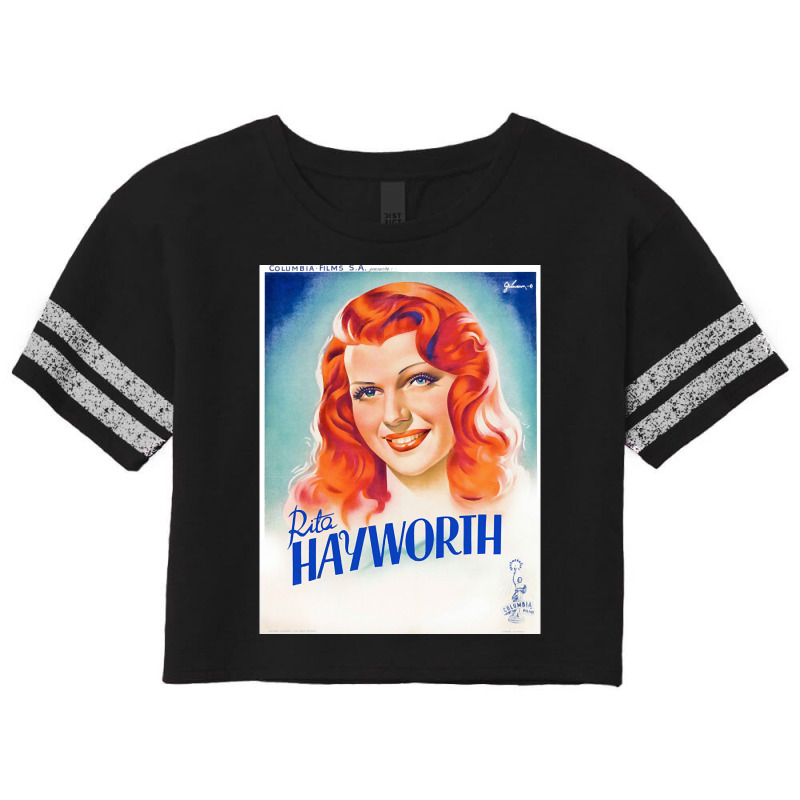 Vintage Rita Hayworth Film Poster Scorecard Crop Tee by Kenlapnek62 | Artistshot