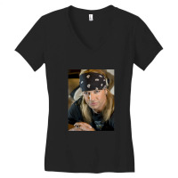 Bret Michaels - In Behind The Skin On Concert .png Women's V-neck T-shirt | Artistshot