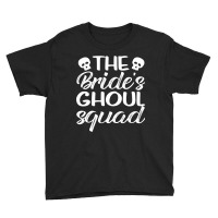 The Brides Ghoul Squad Spooky Halloween Bride Wedding Squad Youth Tee | Artistshot