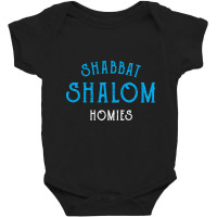 Vintage Shabbat Shalom Homies Jewish Baby Bodysuit | Artistshot