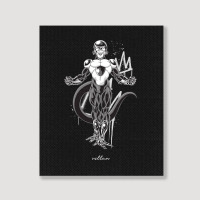 Animer Lover Gift Black Frieza Portrait Canvas Print | Artistshot