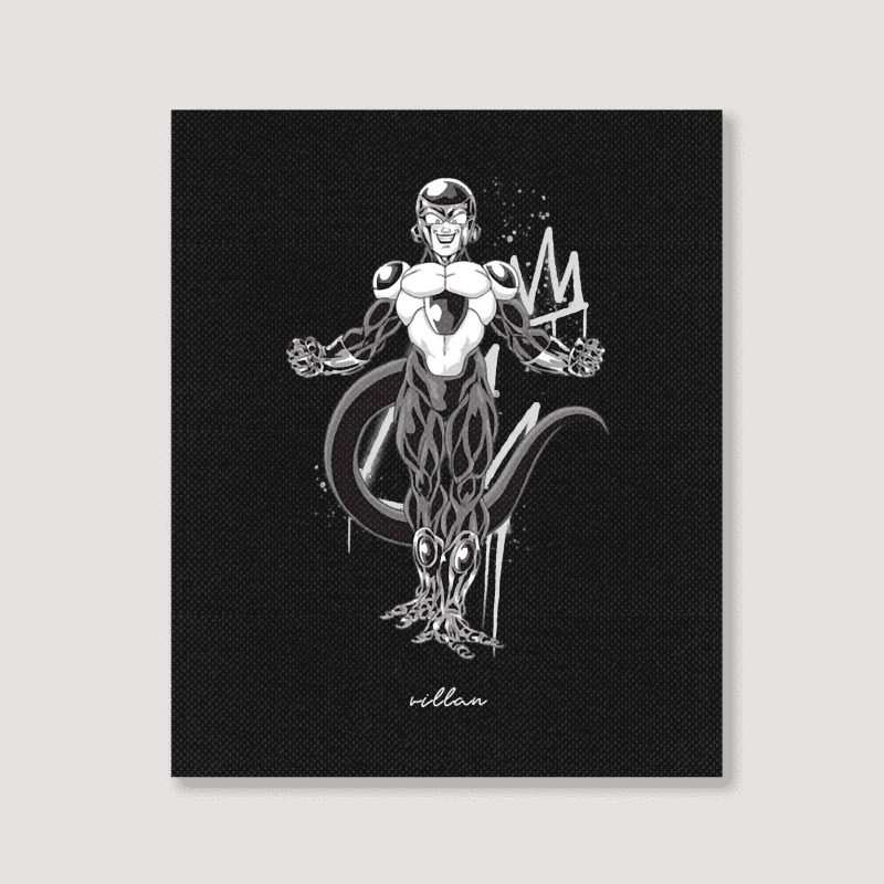 Animer Lover Gift Black Frieza Portrait Canvas Print | Artistshot