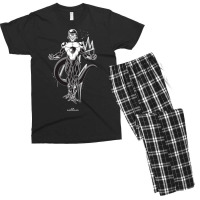 Animer Lover Gift Black Frieza Men's T-shirt Pajama Set | Artistshot