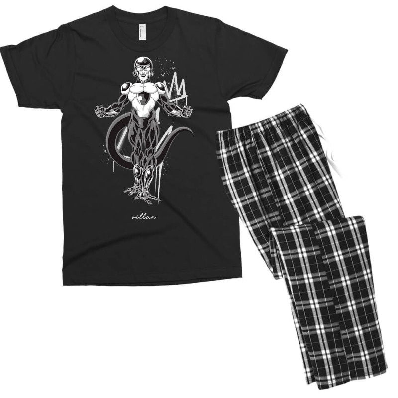 Animer Lover Gift Black Frieza Men's T-shirt Pajama Set | Artistshot