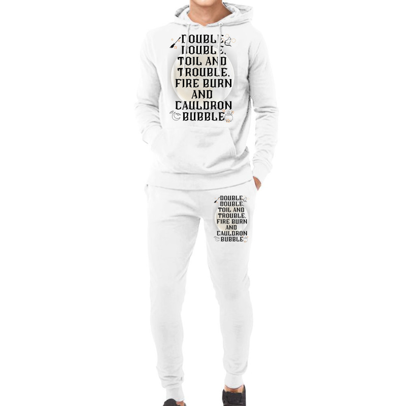 Double, Double Toil And Trouble Mystical Moon Poetic Play T Shirt Hoodie & Jogger Set | Artistshot