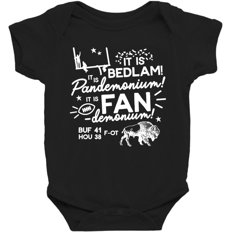 Buffalo Greatest Comeback Fandemonium Baby Bodysuit by Coble Spellman | Artistshot