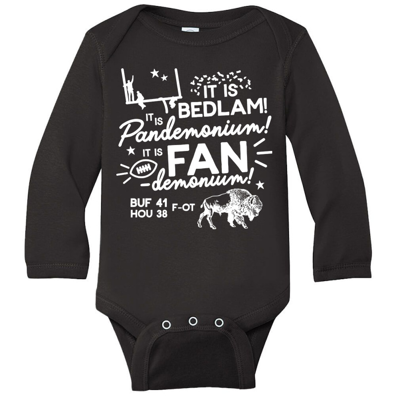 Buffalo Greatest Comeback Fandemonium Long Sleeve Baby Bodysuit by Coble Spellman | Artistshot