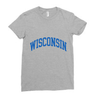 Wisconsin Ladies Fitted T-shirt | Artistshot