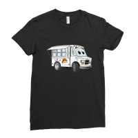 Taco Mini Van Cartoon Ladies Fitted T-shirt | Artistshot