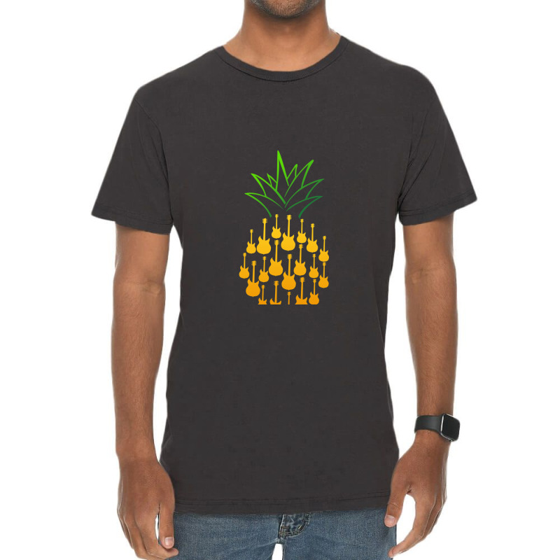 Pineapple Electric Guitar 1 Vintage T-shirt | Artistshot