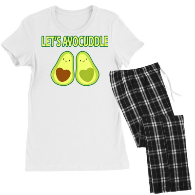 Custom Womens Let s Avocuddle Kawaii Avocado Couple Valentine s