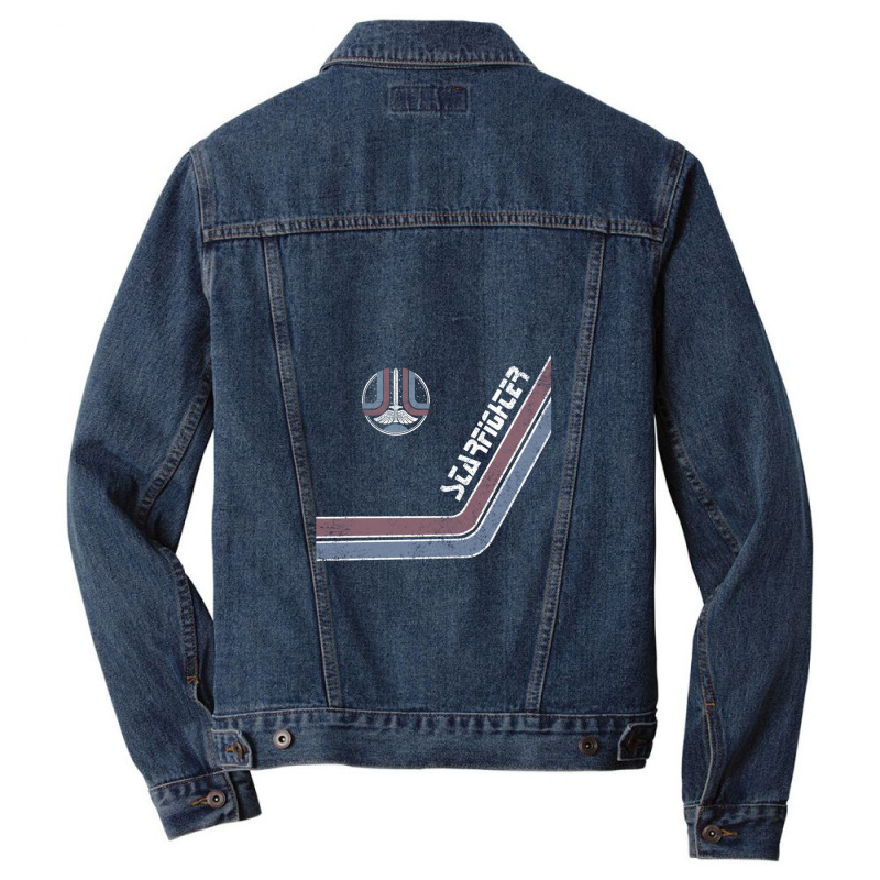 Starfighter Arcade Cabinet Men Denim Jacket by RichardLopez | Artistshot