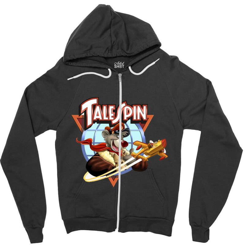 Talespin Zipper Hoodie | Artistshot