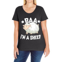 I'm A Sheep Lamb Farm Country Farming Animals Lover Ladies Curvy T-shirt | Artistshot