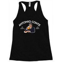 Antonio Conte He Eats Spaghetti He Drink Moretti Essential Racerback Tank | Artistshot