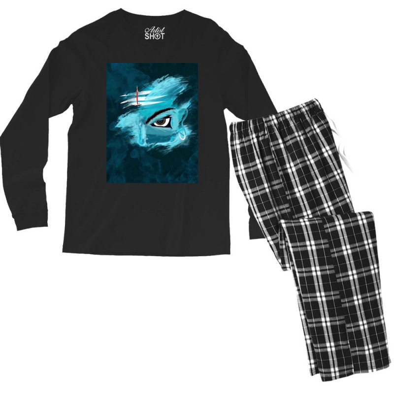 Har Har Mahadev (shiva) Hindu God Men's Long Sleeve Pajama Set | Artistshot