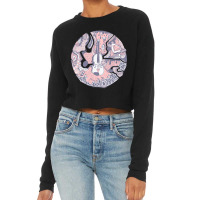 Npink Circle Of Music Cropped Sweater | Artistshot