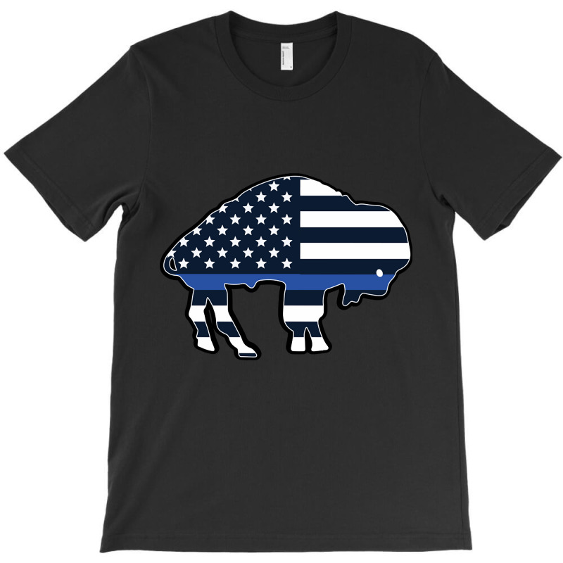 Buffalo Law Enforcement Support Flag T-shirt | Artistshot