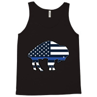 Buffalo Law Enforcement Support Flag Tank Top | Artistshot