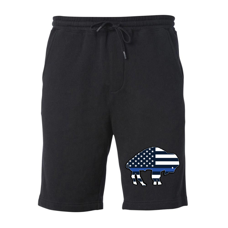 Buffalo Law Enforcement Support Flag Fleece Short | Artistshot