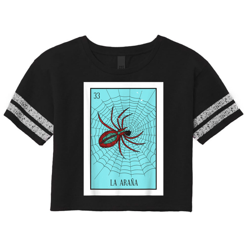 La Araña Lottery Card Gift The Spider Card Mexican Lottery Tshirt Scorecard Crop Tee by DevynGiorgio | Artistshot