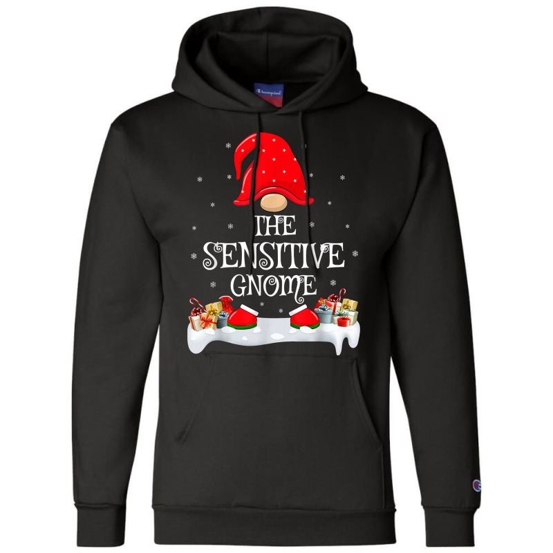 Family Matching Group The Sensitive Gnome Christmas T Shirt Champion Hoodie by cm-arts | Artistshot