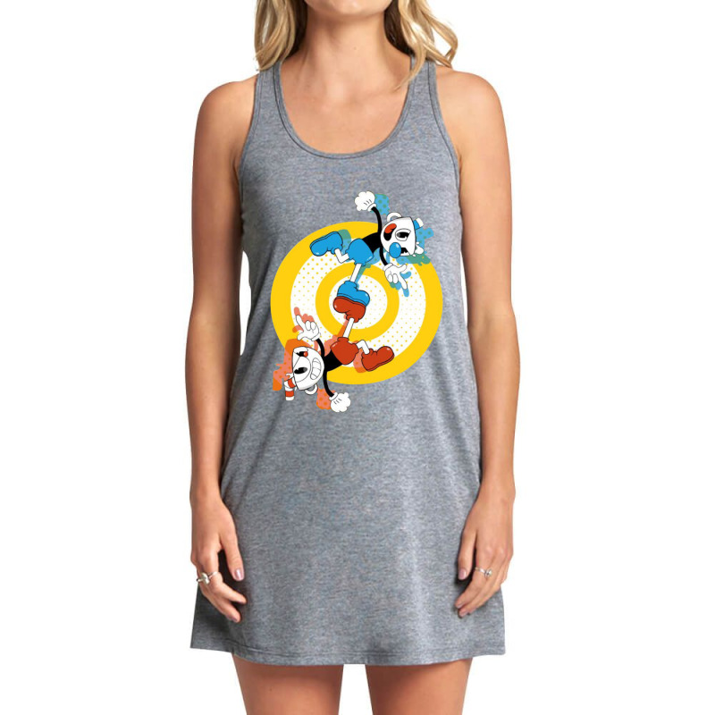 Cuphead And Mugman Tank Dress by cm-arts | Artistshot