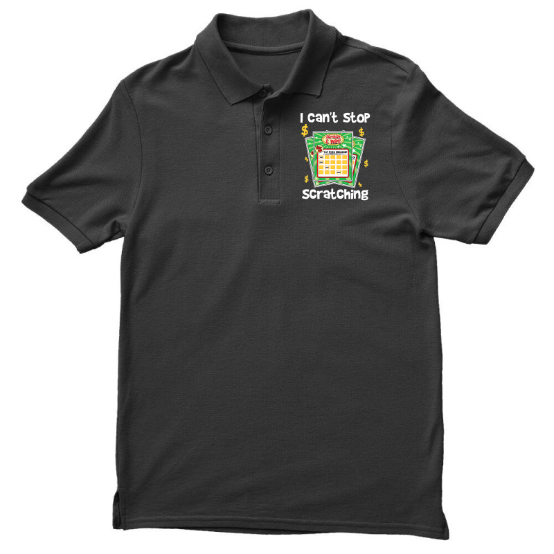 Lottery I Can't Stop Scratching Men's Polo Shirt by cm-arts | Artistshot