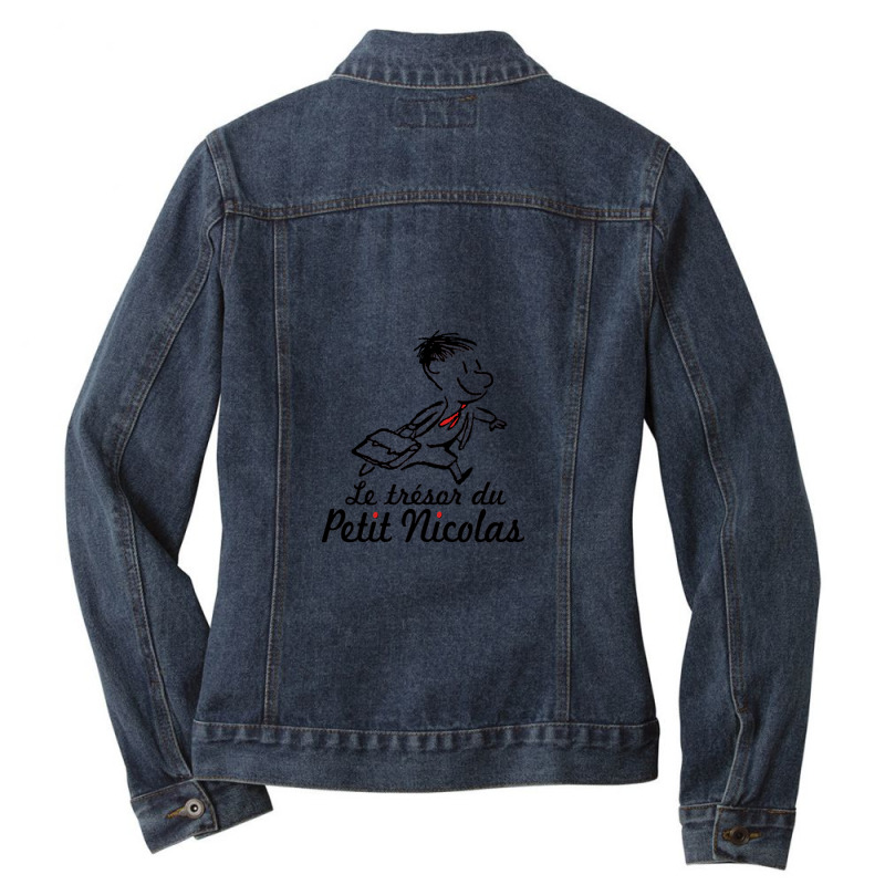 Le Tresor Du Petit Nicolas Ladies Denim Jacket by AlmaWilliams | Artistshot