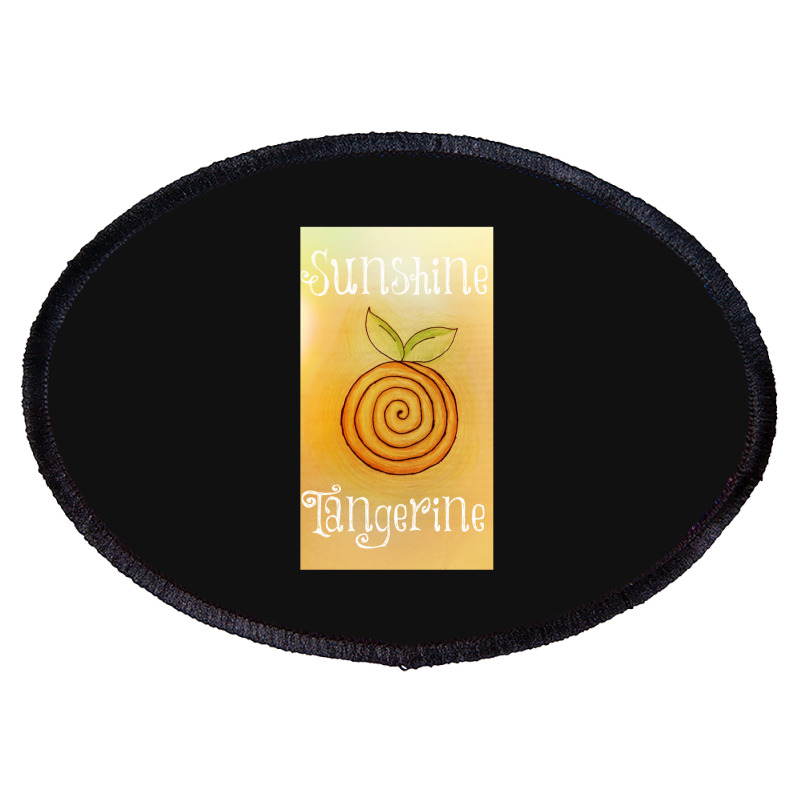 Sunshine Tangerine Oval Patch | Artistshot