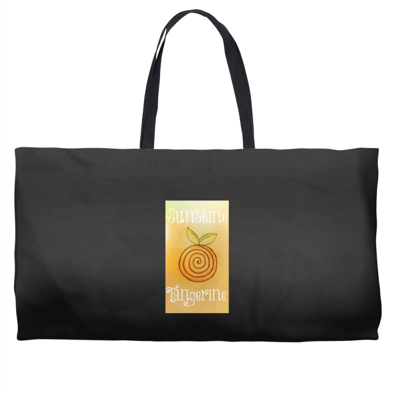 Sunshine Tangerine Weekender Totes | Artistshot