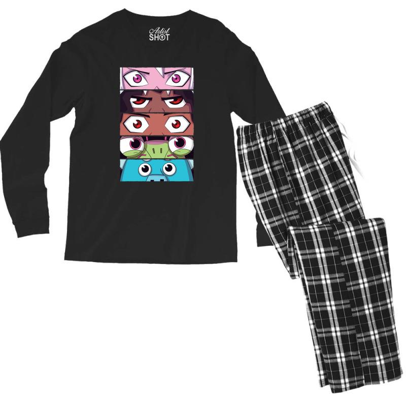 Kipo Eyes Men's Long Sleeve Pajama Set | Artistshot