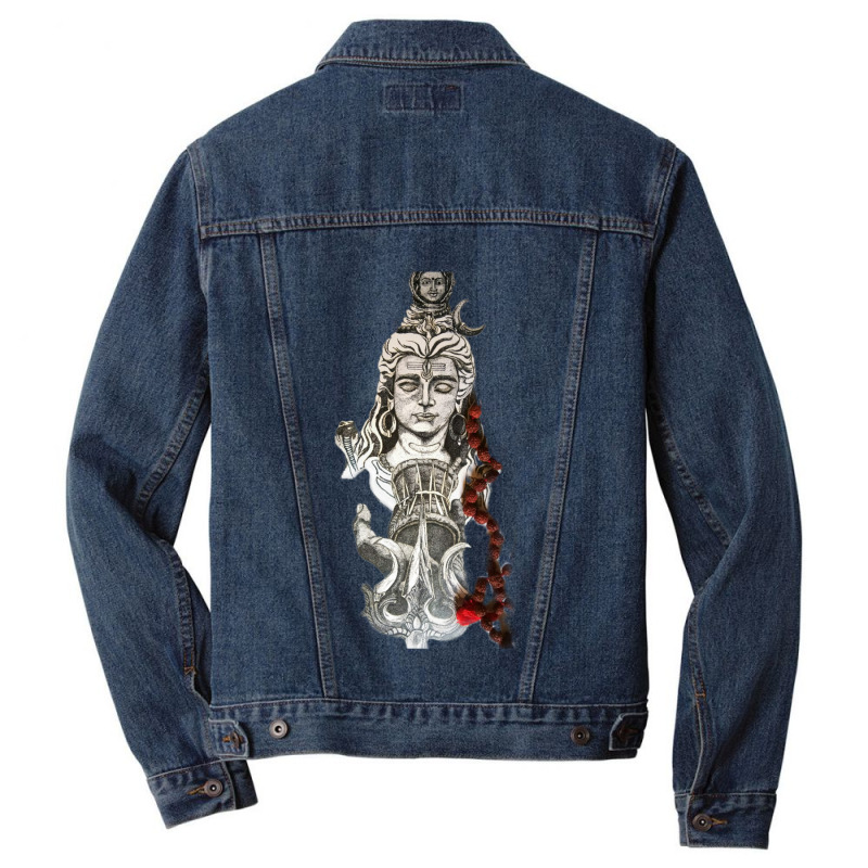 Lord Shiva Art Men Denim Jacket | Artistshot