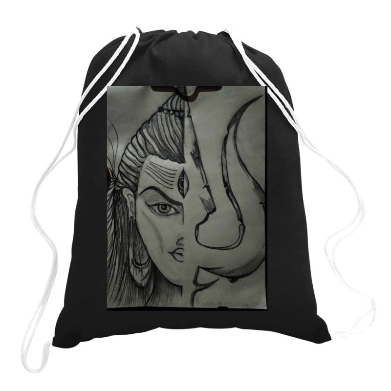 Lord Shiva Art Drawstring Bags | Artistshot