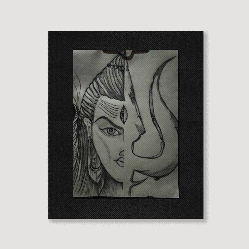 Lord Shiva Art Portrait Canvas Print | Artistshot