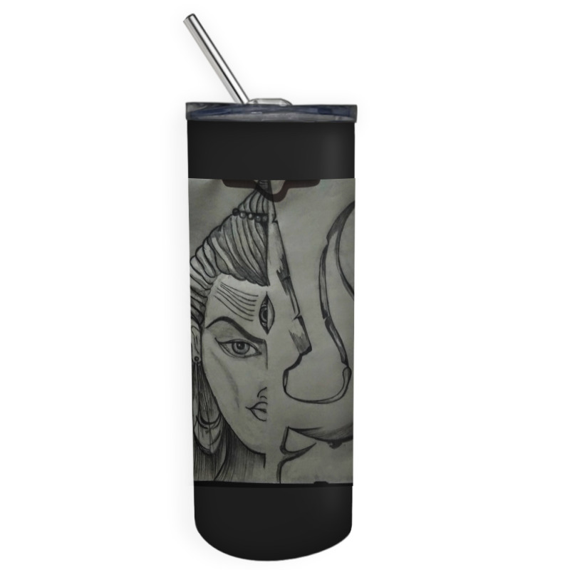 Lord Shiva Art Skinny Tumbler | Artistshot