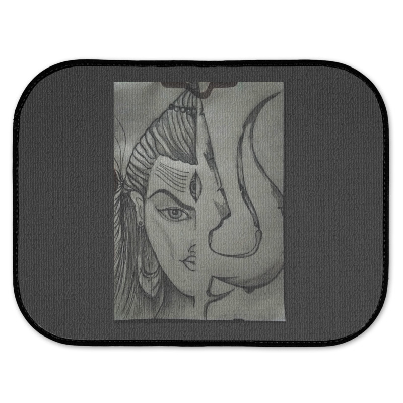 Lord Shiva Art Rear Car Mat | Artistshot