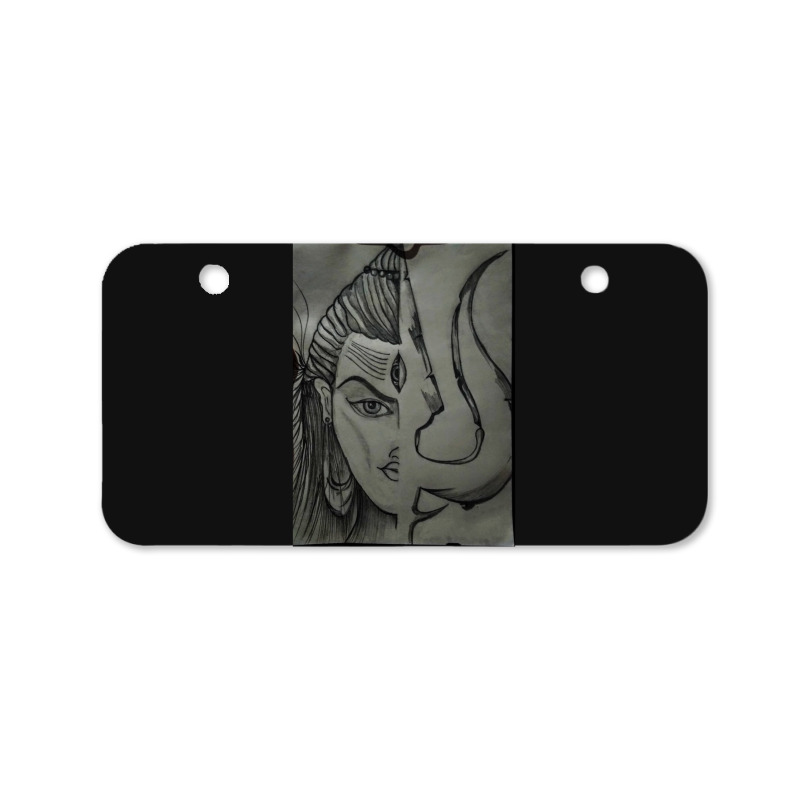 Lord Shiva Art Bicycle License Plate | Artistshot