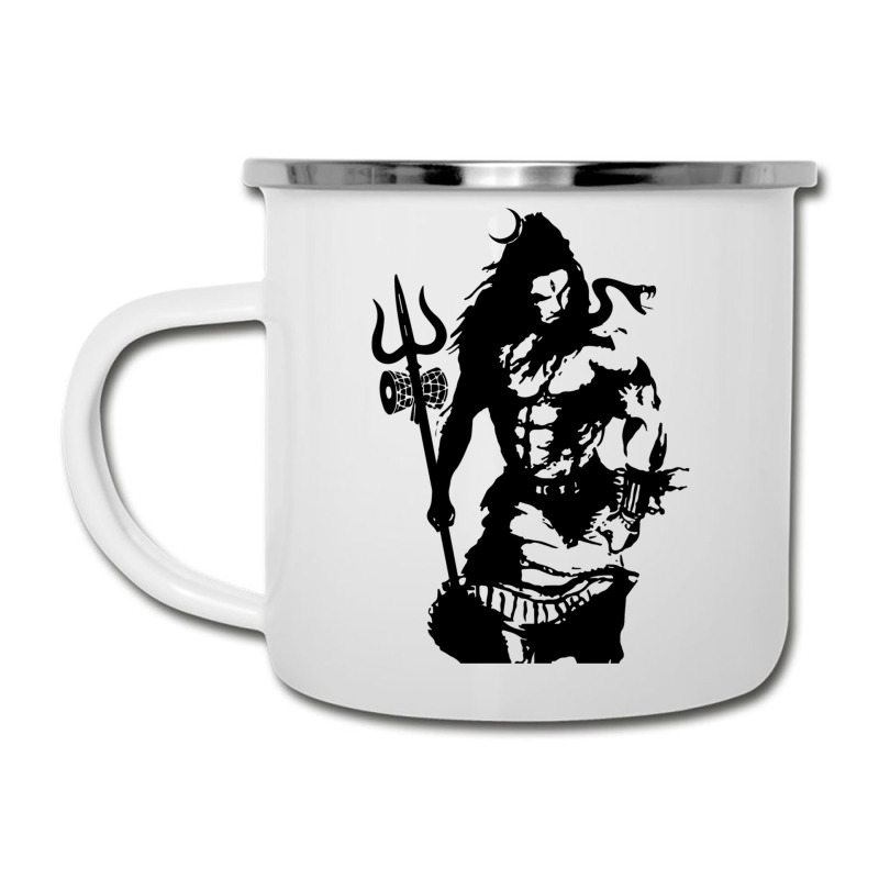 Lord Shiva Art Angry Trishul Camper Cup | Artistshot