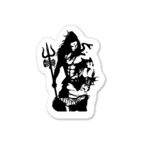 Lord Shiva Art Angry Trishul Sticker | Artistshot