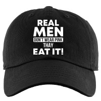 Real Men Eat Pink Funny Sarcasm Sayings For Men And Women Sarcastic Gi Kids Cap | Artistshot