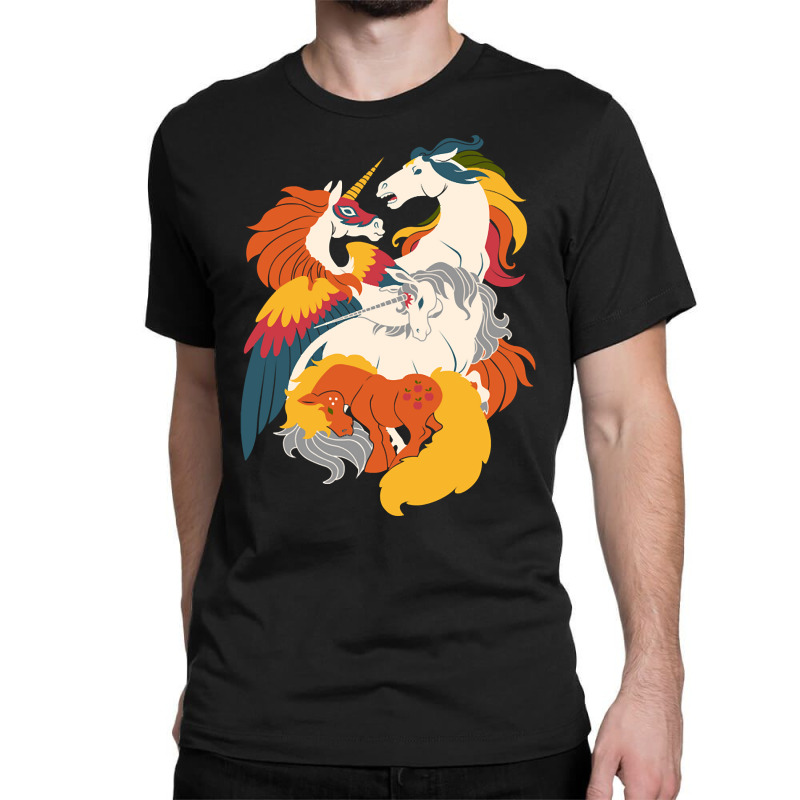 Four Horses Of The Nostalgialypse Classic T-shirt | Artistshot