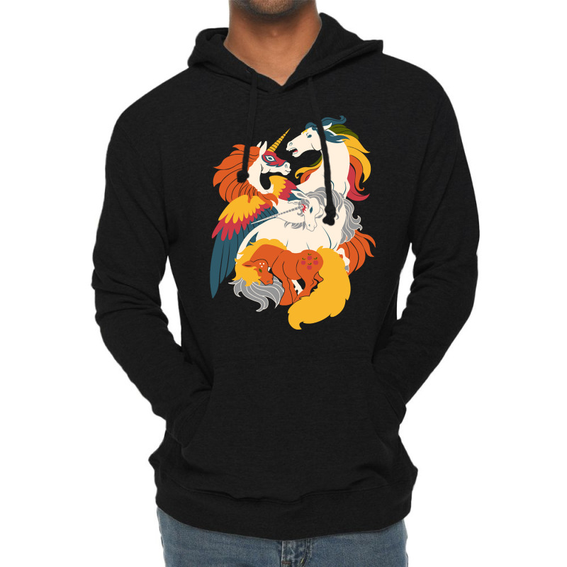 Four Horses Of The Nostalgialypse Lightweight Hoodie | Artistshot